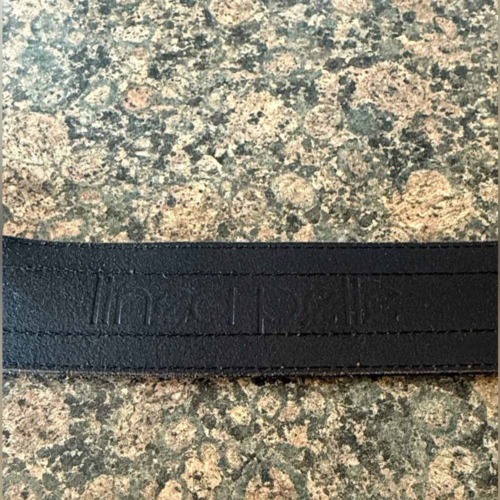 Linea Pelle Handmade Zebra Pony Hair Statement Belt Leather Western 38” Small